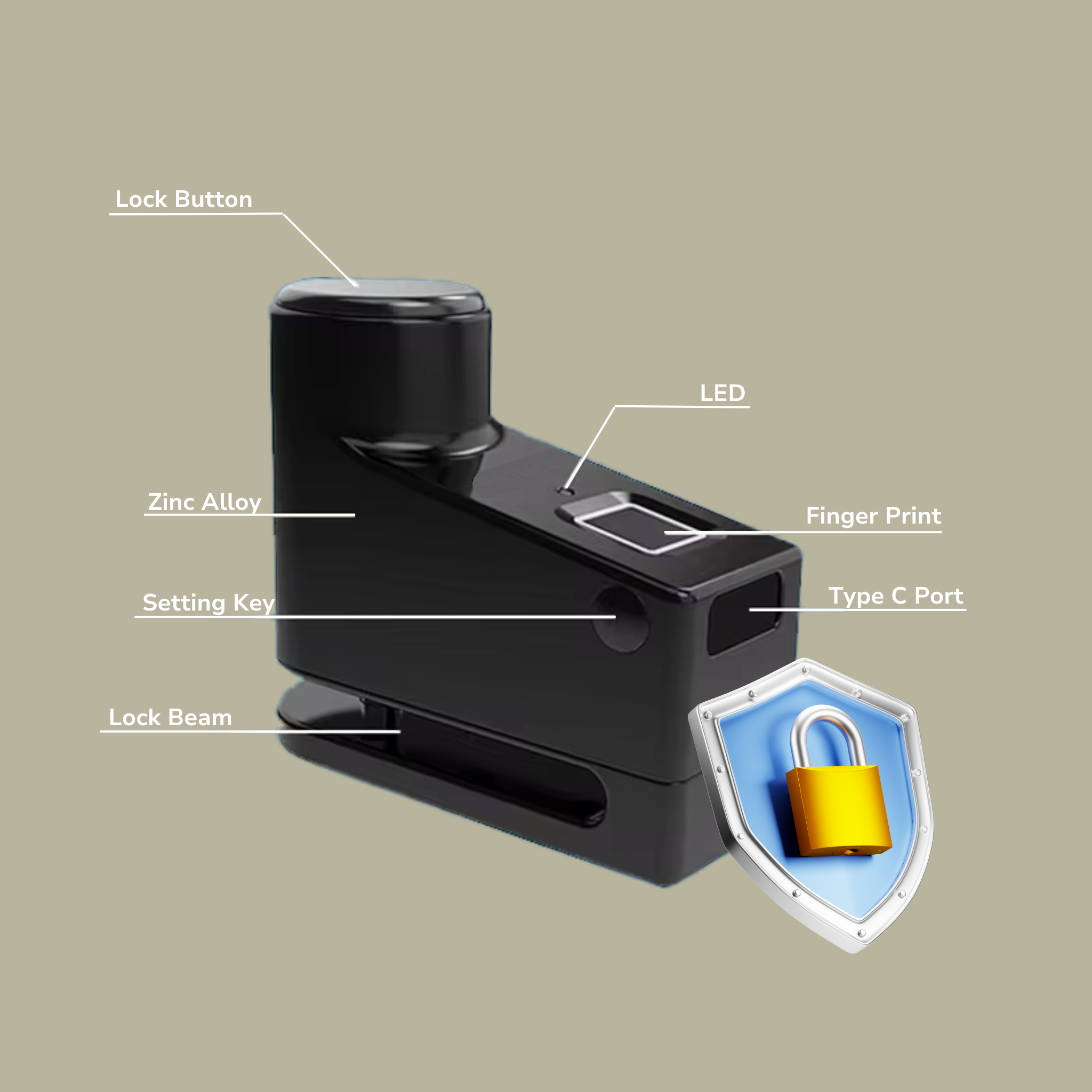 Smart Disc Brake Lock